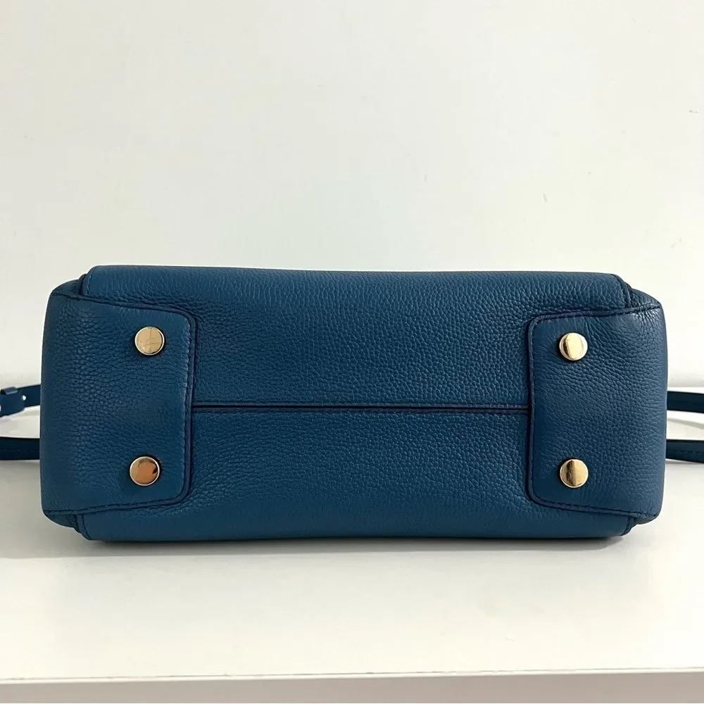 Michael Kors Mercer Pebbled Leather Satchel - Picture 3 of 12